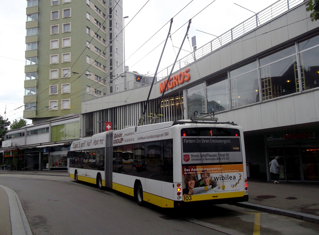 Шаффхаузен, Hess SwissTrolley 3 (BGT-N2C) № 103
