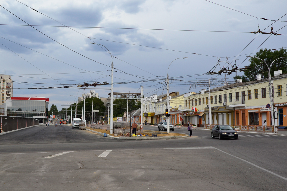 Тирасполь — Строительство линии между улицами Котовского — Шевченко