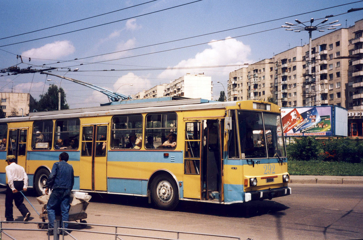 Черновцы, Škoda 14Tr89/6 № 292; Черновцы — Исторические фотографии (1992-2000 годов)