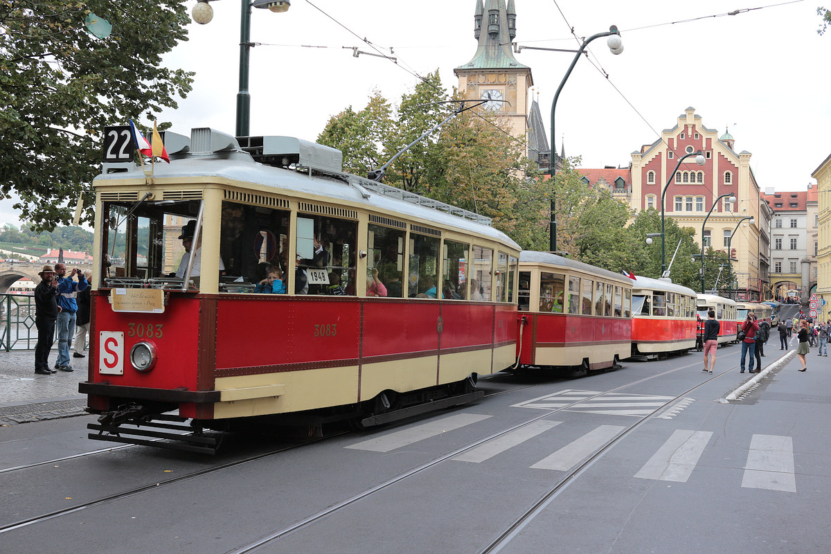 Прага, Ringhoffer/Tatra JSM № 3083; Прага — 140 лет городскому транспорту в Праге