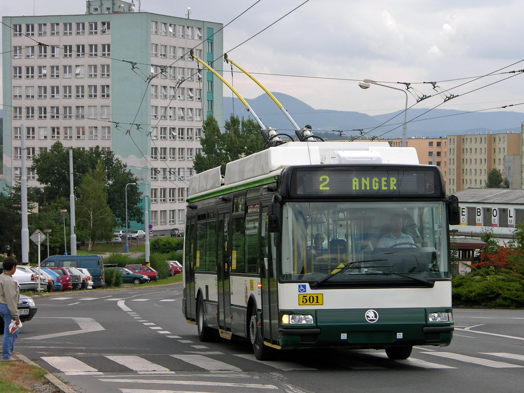 Теплице, Škoda 24Tr Irisbus Citybus № 501; Теплице — Троллейбусы других городов