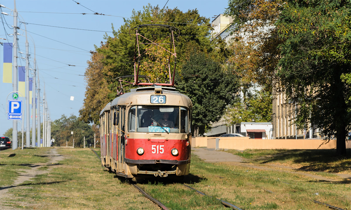Харьков, Tatra T3SU № 515