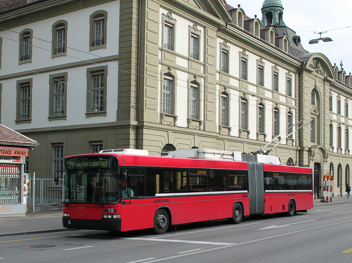 Берн, Hess SwissTrolley 2 (BGT-N1) № 18