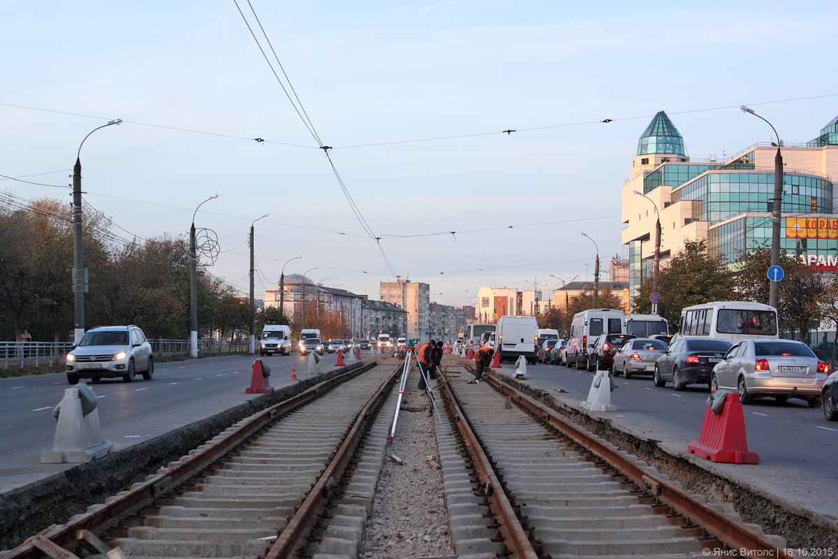 Тверь — Строительство и ремонт трамвайных путей (1991 — 2018 гг.)