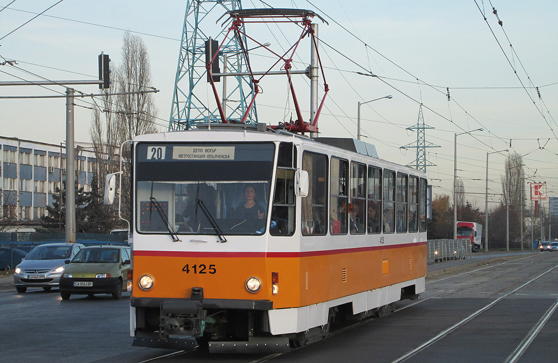 София, Tatra T6B5B № 4125