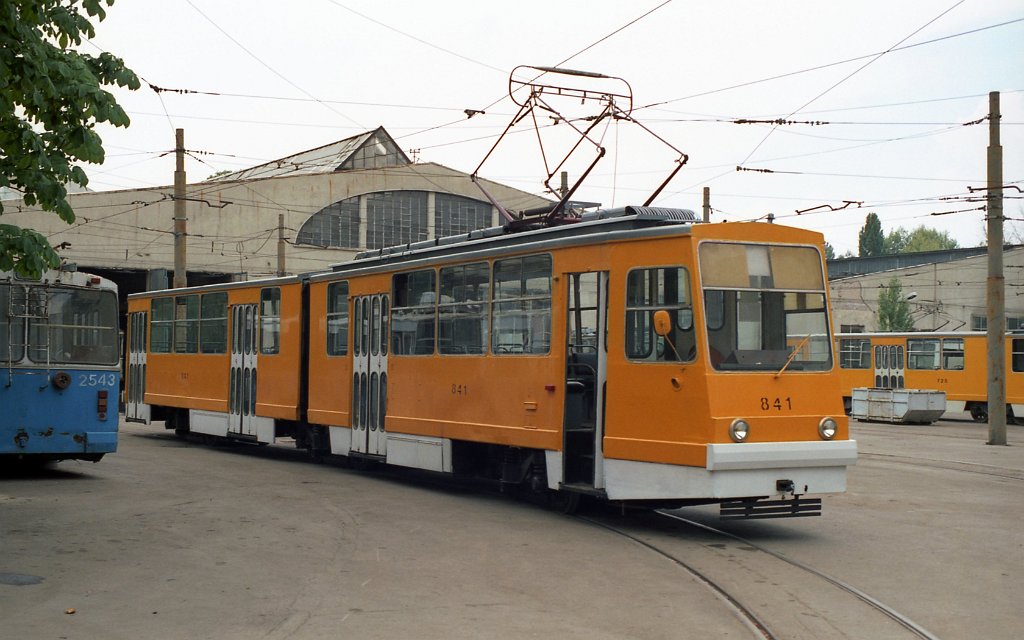 София, Т6М-700 № 841; София — Исторически снимки — Трамвайни мотриси (1990–2010)
