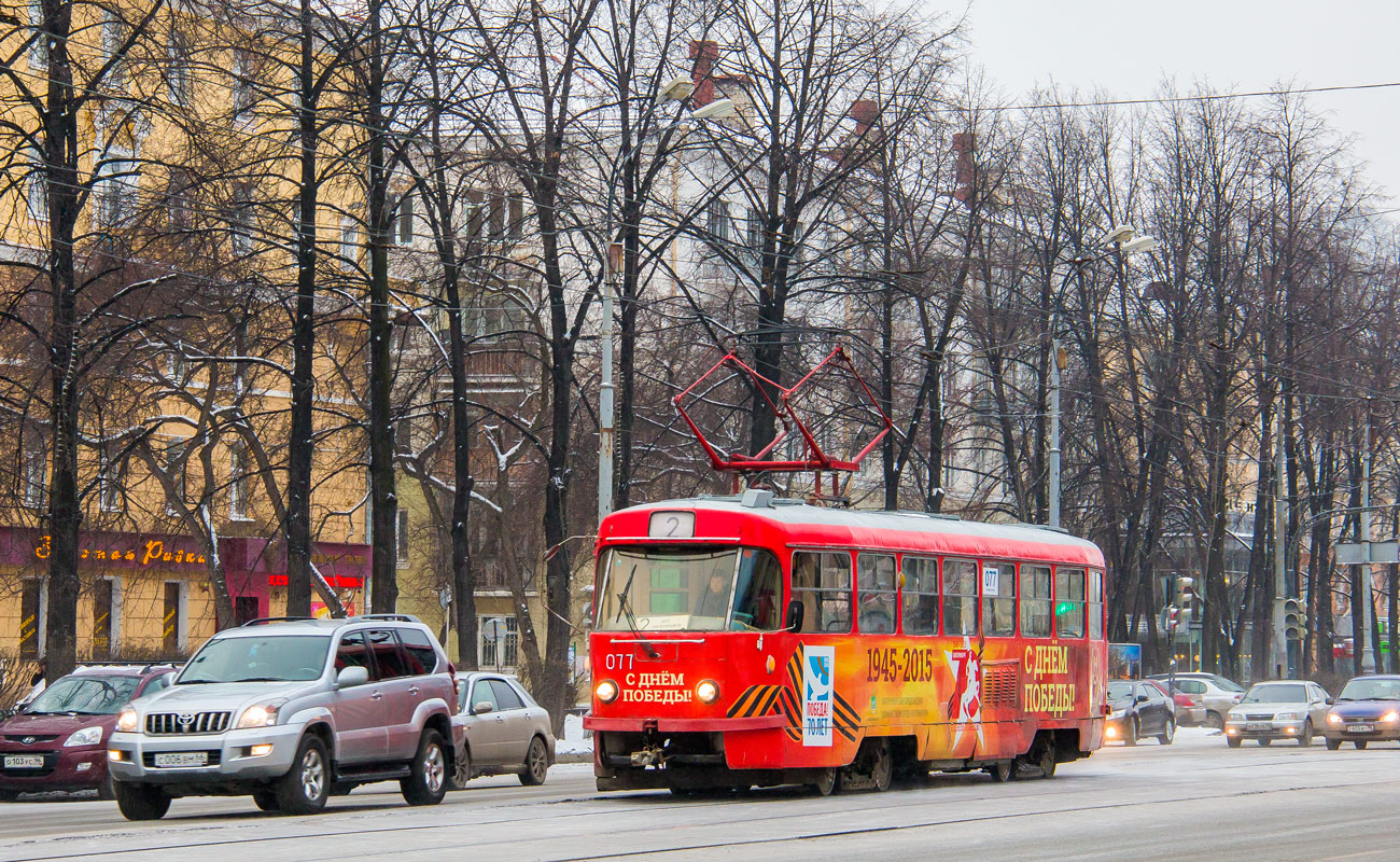 Екатеринбург, Tatra T3SU (двухдверная) № 077