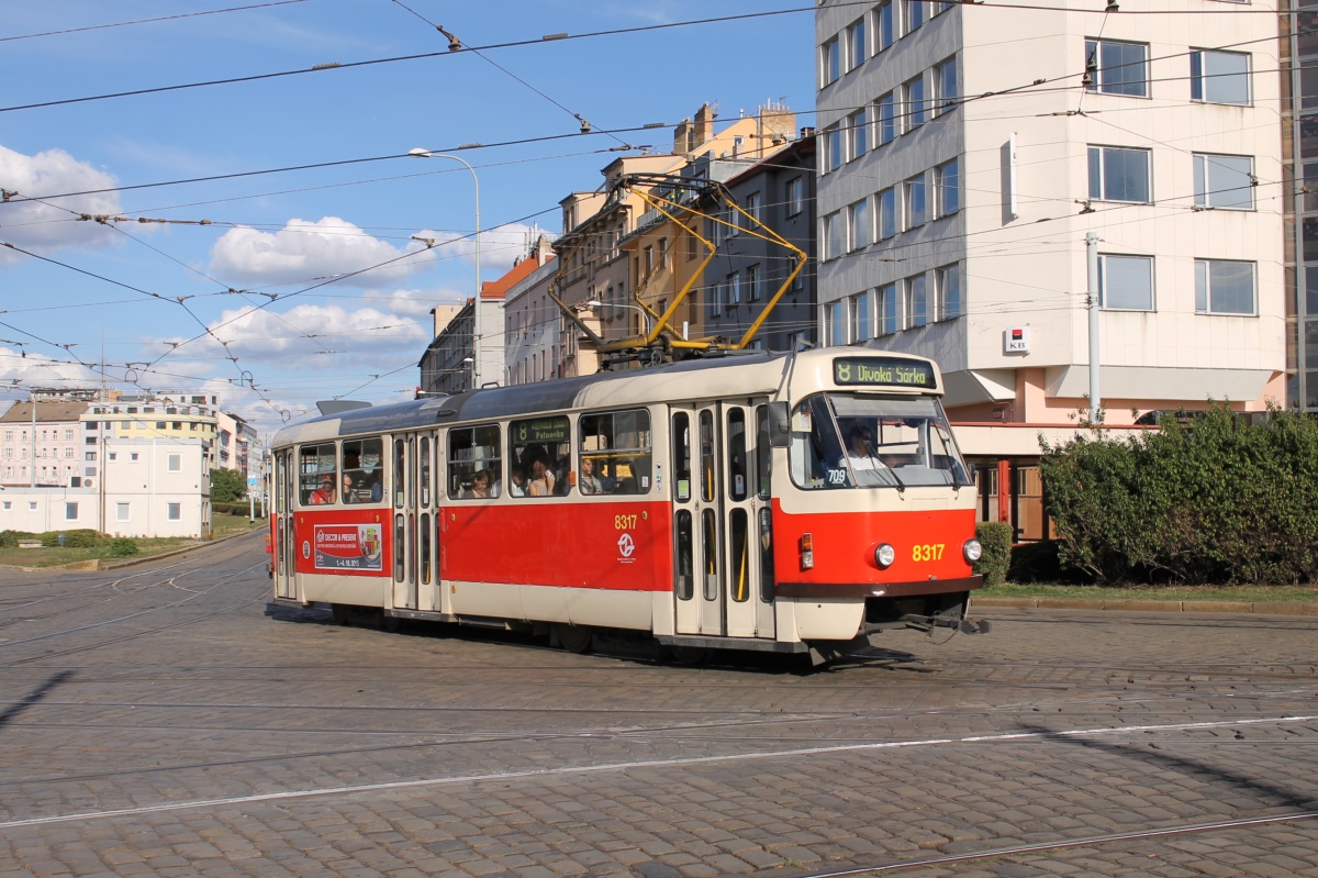 Прага, Tatra T3R.P № 8317