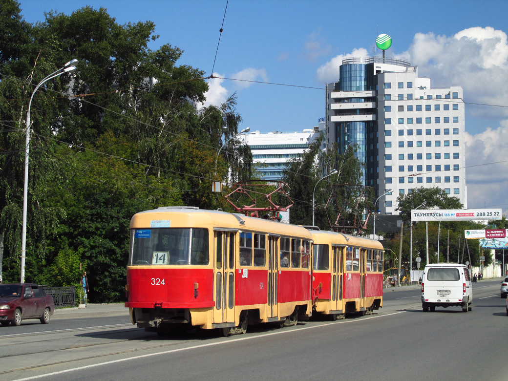 Екатеринбург, Tatra T3SU № 324