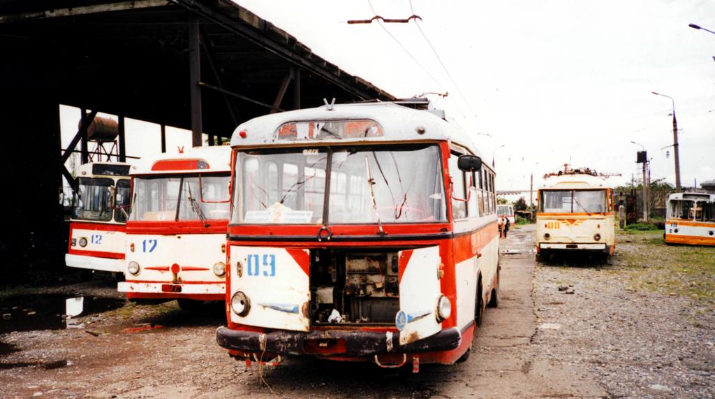 Батуми, ЗиУ-682В-012 [В0А] № 12; Батуми, Škoda 9Tr № 17; Батуми, Škoda 9Tr № 09; Батуми, Škoda 9Tr № 08; Батуми, ЗиУ-682В-012 [В0А] № 19