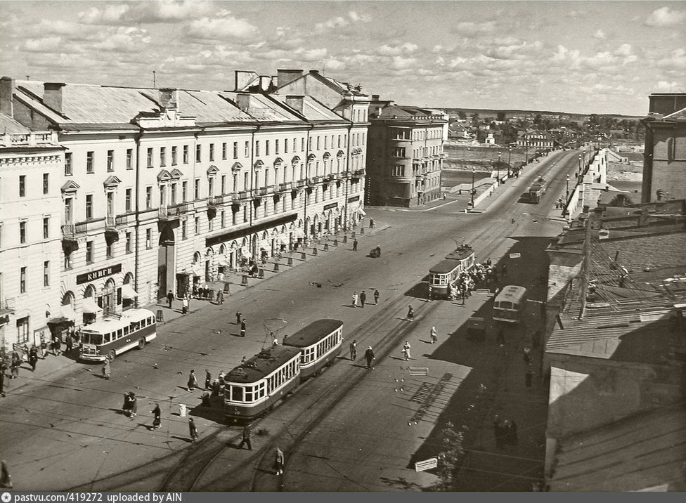 Тверь — Старые фотографии (1917—1991); Тверь — Трамвайные линии: Центральный район