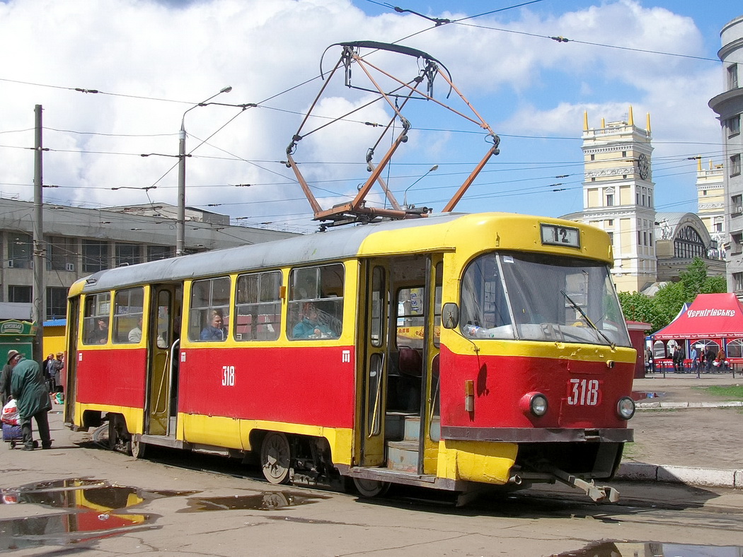 Харьков, Tatra T3SU № 318