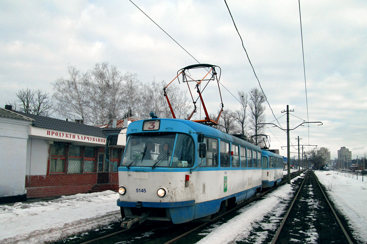 Харьков, Tatra T3A № 5145