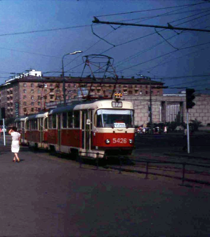 Москва, Tatra T3SU № 5426; Москва — Исторические фотографии — Трамвай и Троллейбус (1946-1991)