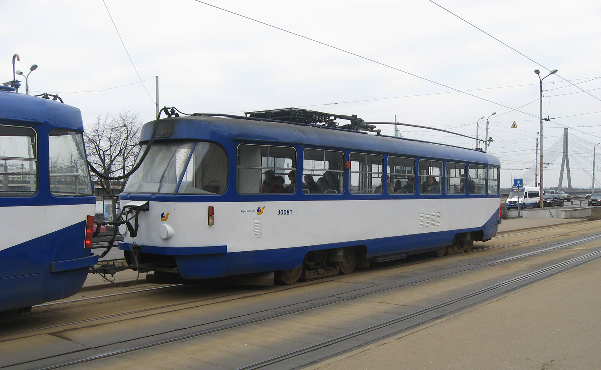 Рига, Tatra T3A № 30081
