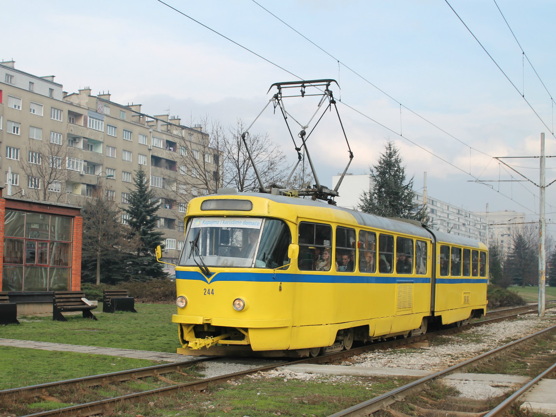 Сараево, Tatra K2YU № 244