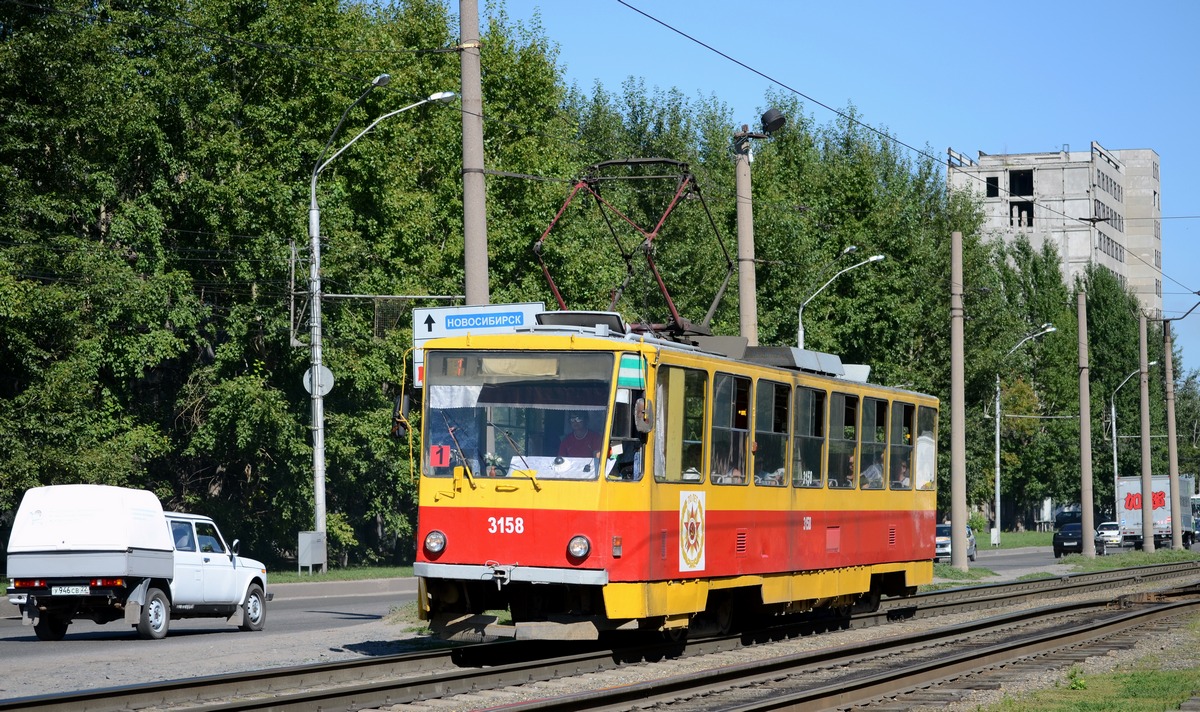 Барнаул, Tatra T6B5SU № 3158