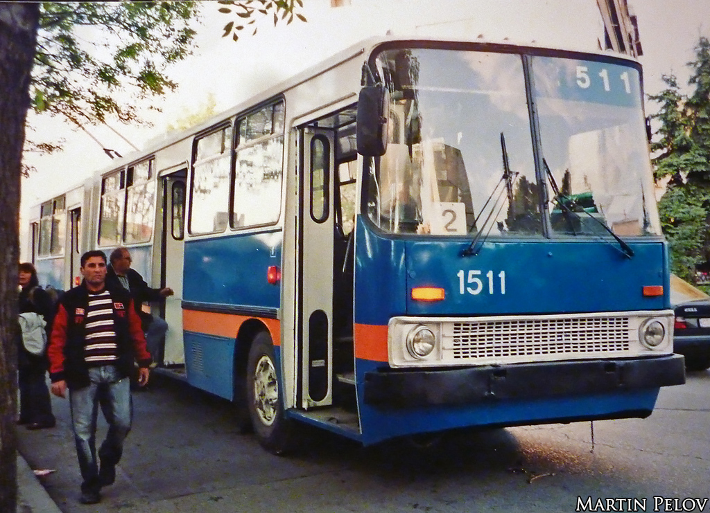 София, Ikarus 280.92 № 1511; София — Исторически снимки — Тролейбуси (1990–2010)
