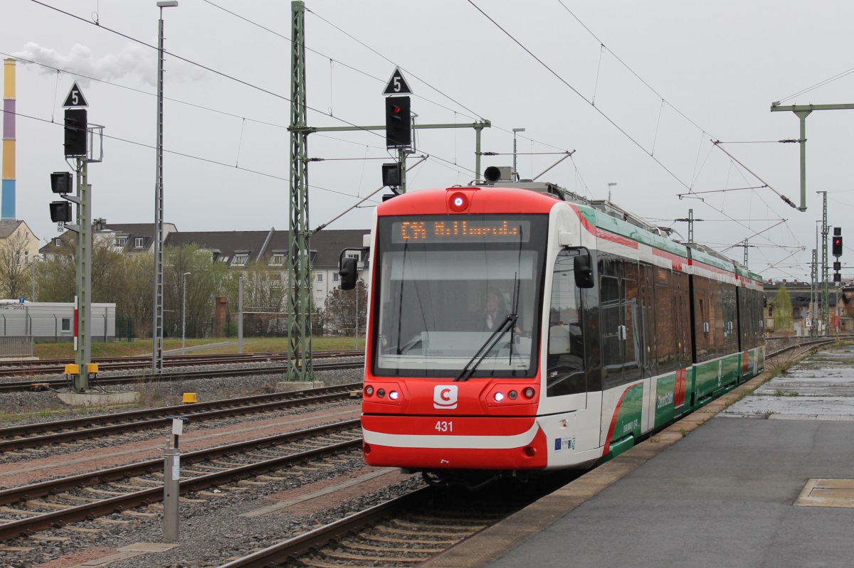 Хемниц, Vossloh Citylink № 431; Хемниц — Трамвайно-железнодорожная система «Хемницер Модель»