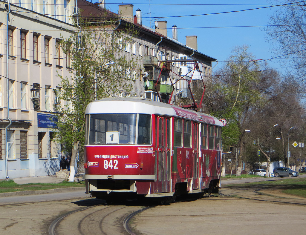 Самара, Tatra T3SU № 842