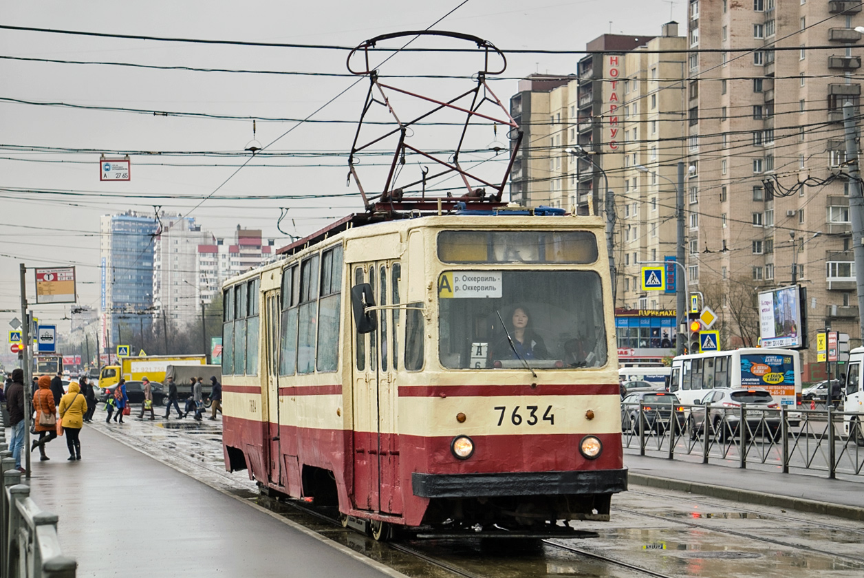 Санкт-Петербург, ЛМ-68М № 7634 Санкт-Петербург, ЛМ-68М № 7634