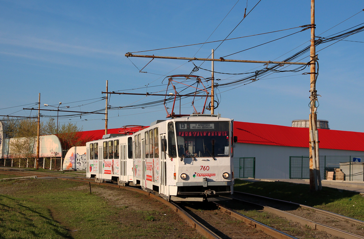 Екатеринбург, Tatra T6B5SU № 760