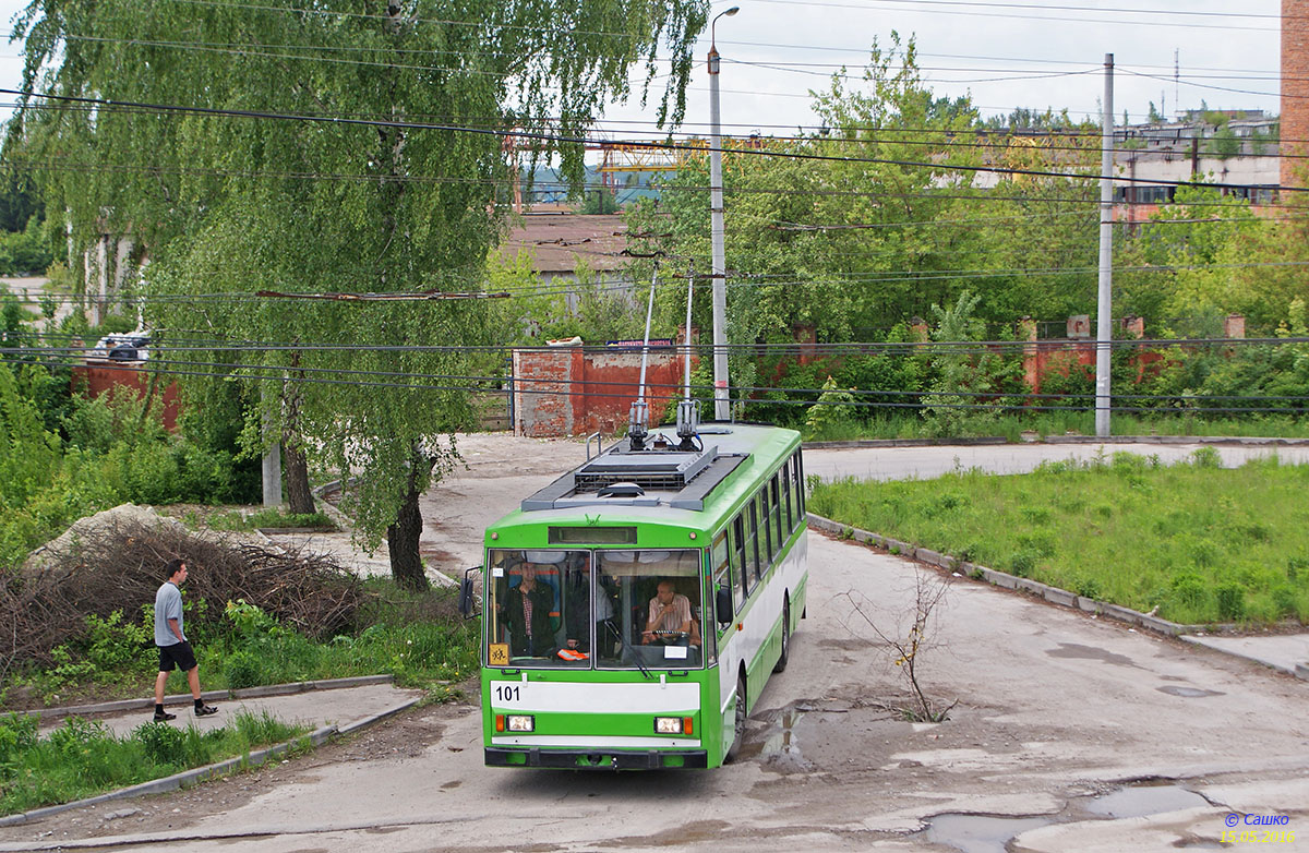 Тернополь, Škoda 14Tr02/6 № 101; Тернополь — Экскурсия на троллейбусе ЮМЗ Т1 #119 и Škoda 14Tr # 101, 15.05.2016