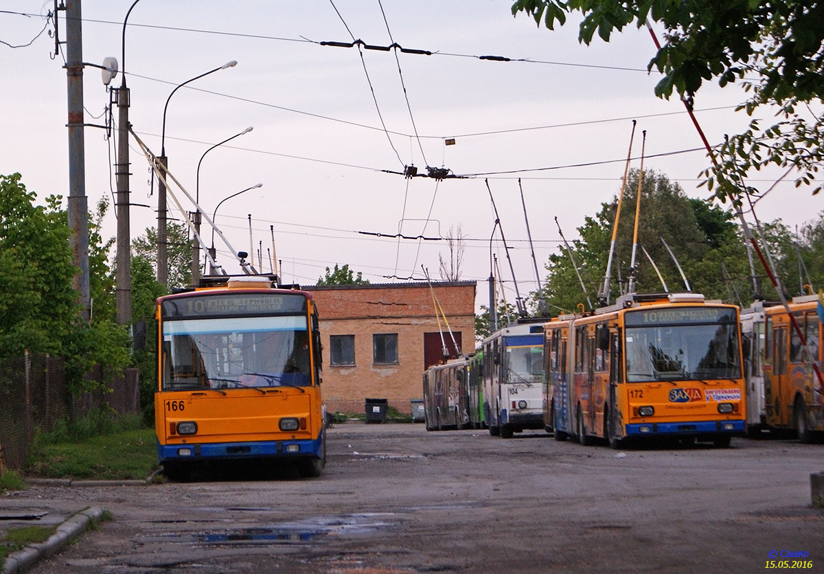 Тернополь, Škoda 15Tr13/6M № 166