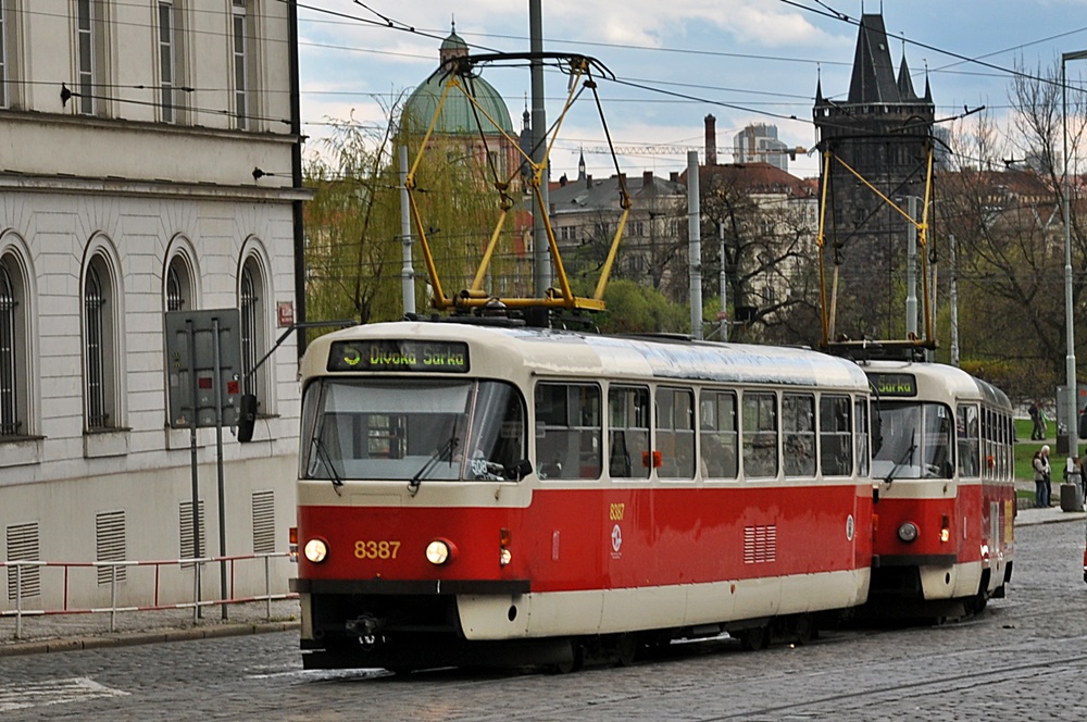 Прага, Tatra T3R.P № 8387