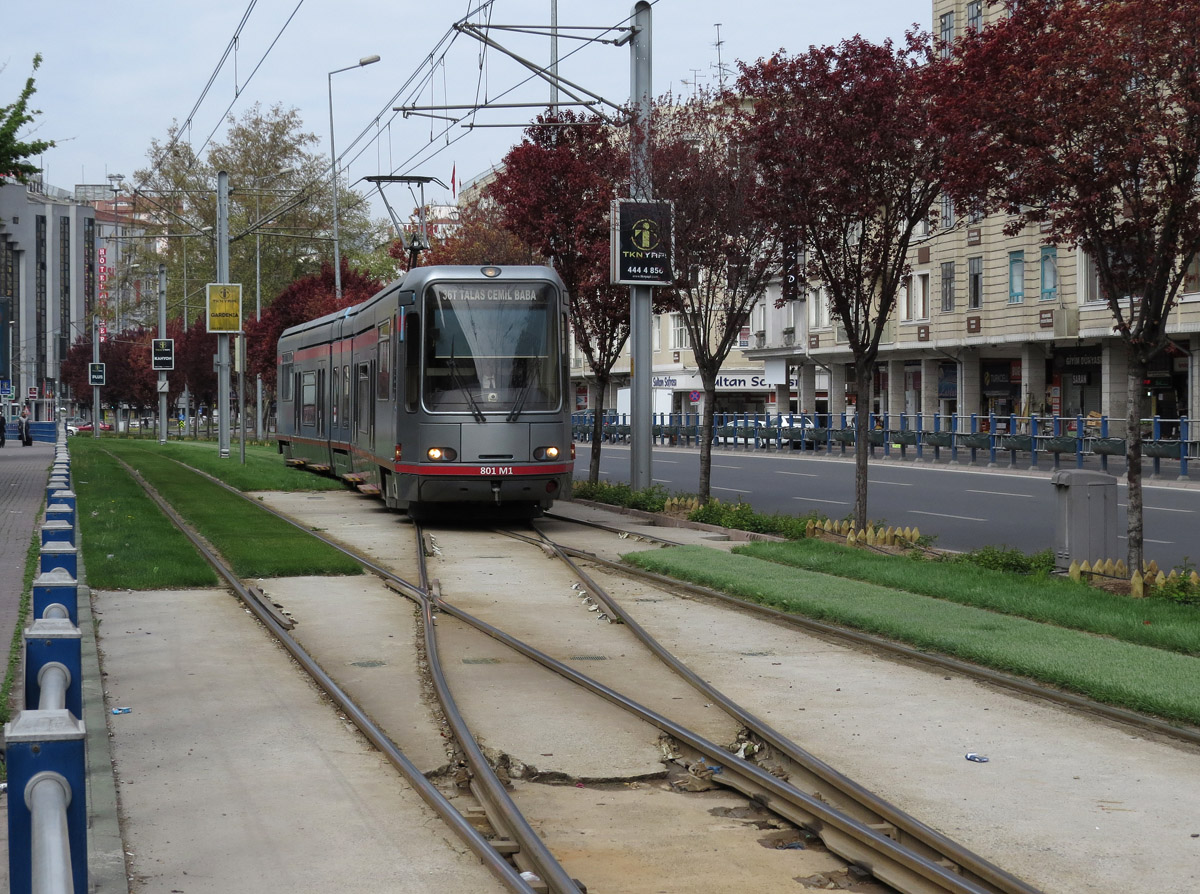 Кайсери, Alstom TFS2 № 801; Кайсери — Трамвайные линии и инфраструктура