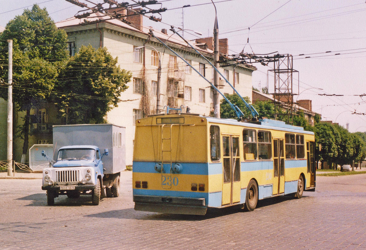 Черновцы, Škoda 14Tr02 № 230; Черновцы — Исторические фотографии (1992-2000 годов)