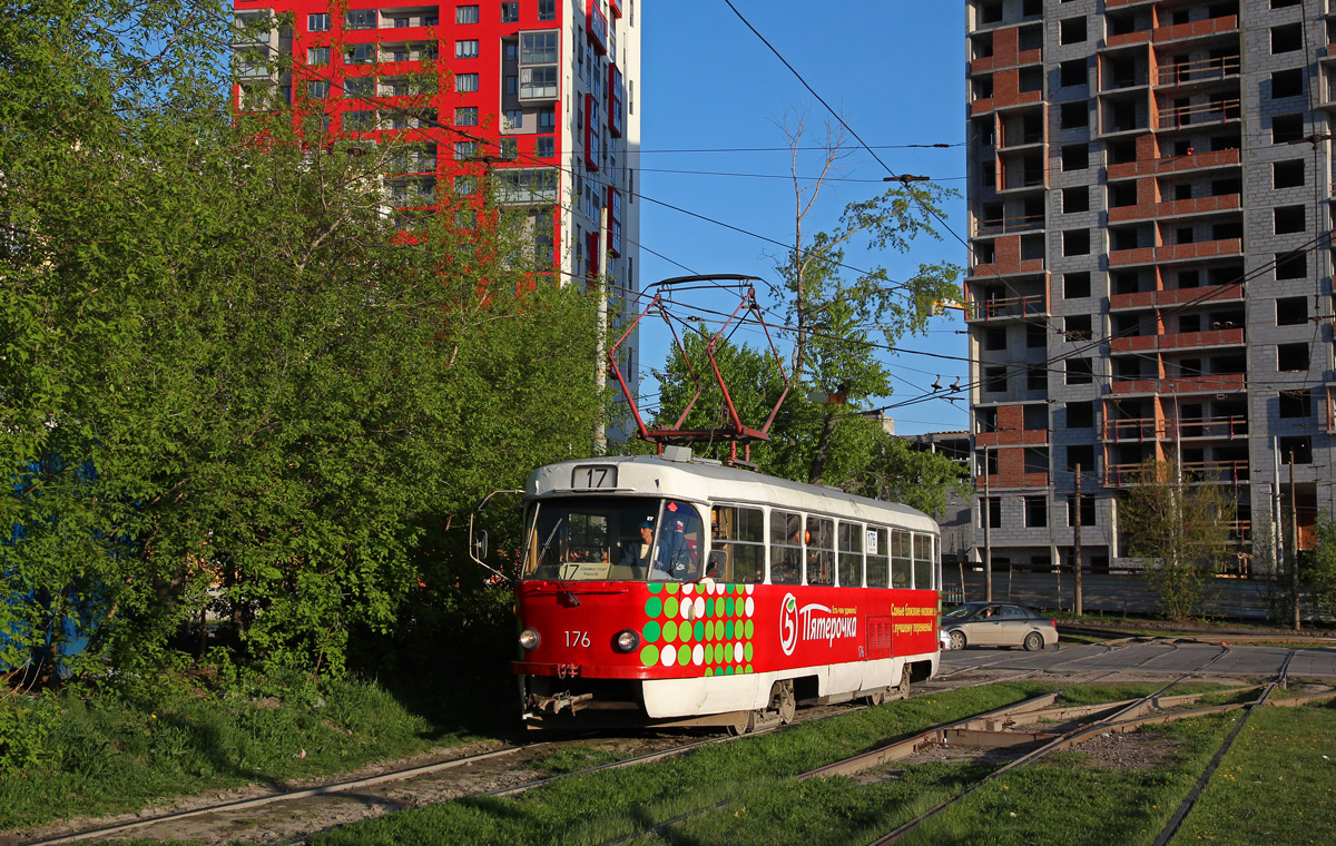 Екатеринбург, Tatra T3SU № 176