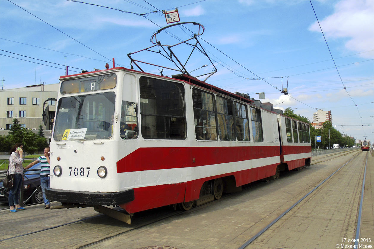 Санкт-Петербург, ЛВС-86К № 7087 Санкт-Петербург, ЛВС-86К № 7087
