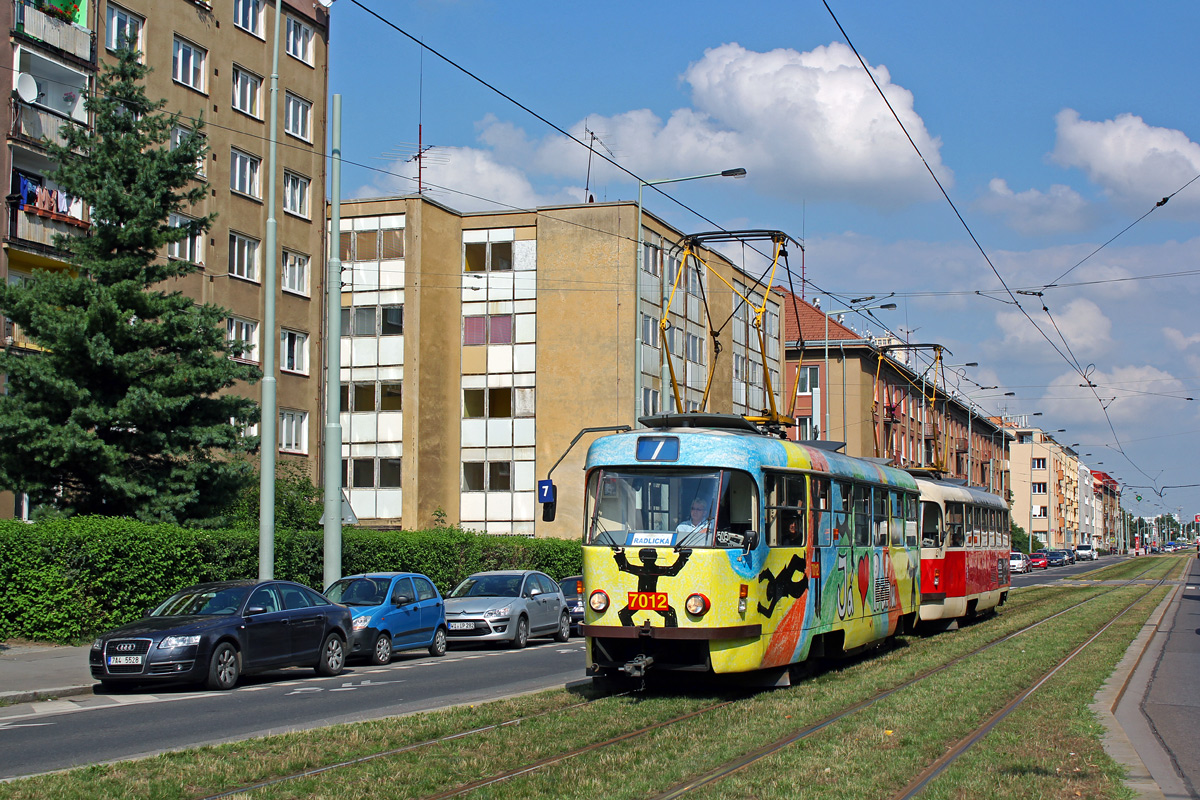 Прага, Tatra T3SU № 7012