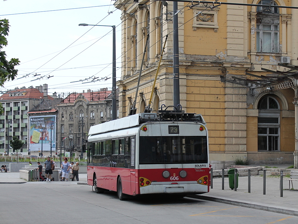 Будапешт, Solaris Trollino II 12 Ganz B № 606
