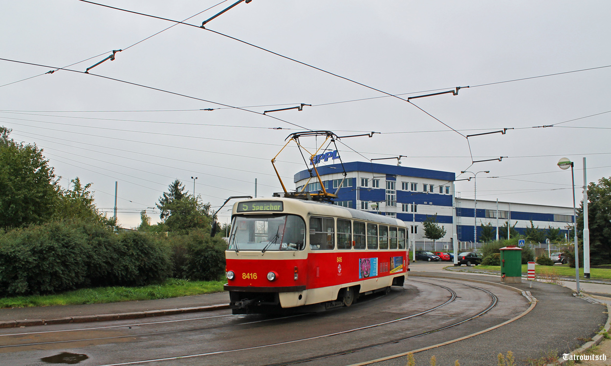 Прага, Tatra T3R.P № 8416
