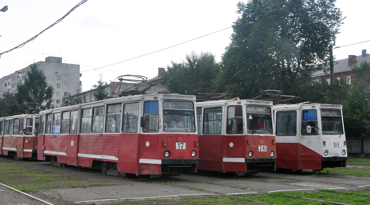 Омск, 71-605 (КТМ-5М3) № 17; Омск — Трамвайное депо № 1
