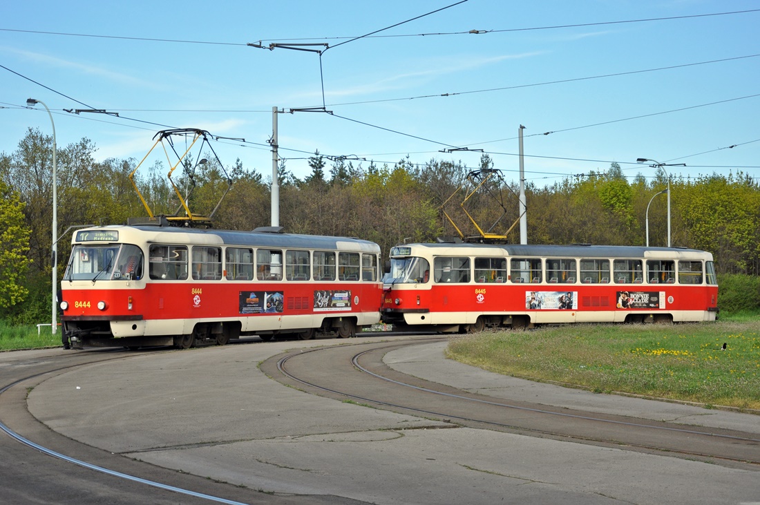 Прага, Tatra T3R.P № 8444; Прага, Tatra T3R.P № 8445