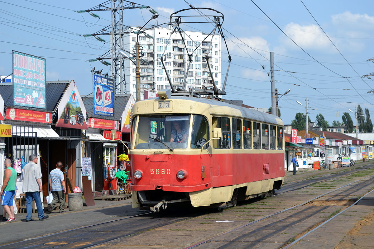 Киев, Tatra T3SU № 5680