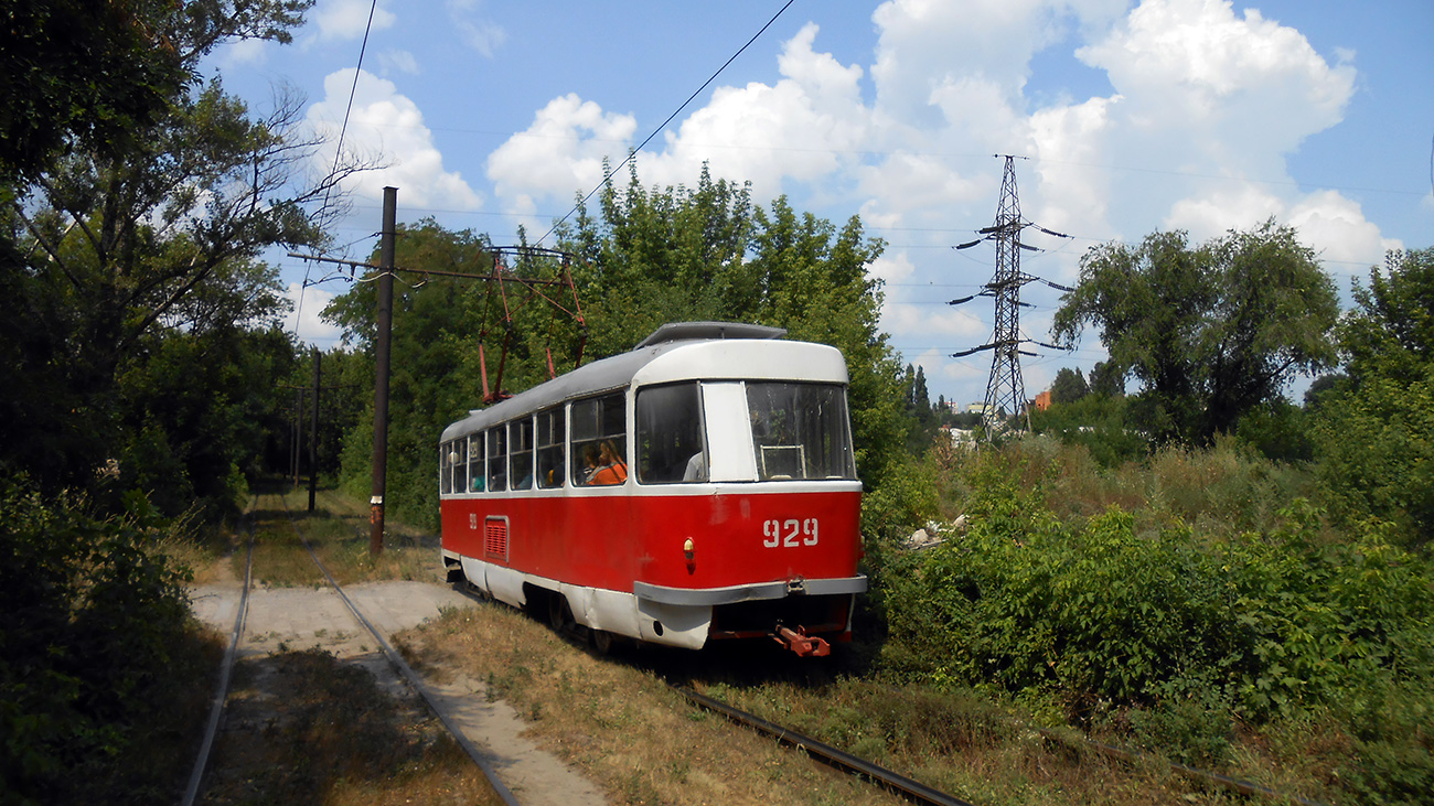 Донецк, Tatra T3SU № 929 (3929)