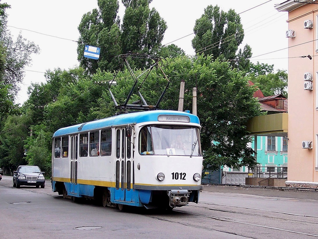 Алматы, Tatra T3D № 1012