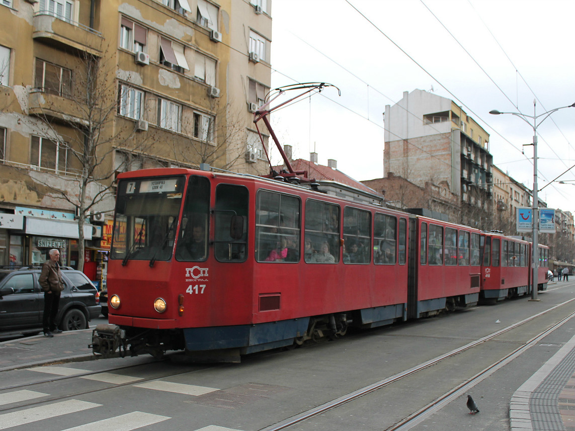 Белград, Tatra KT4M-YUB № 417
