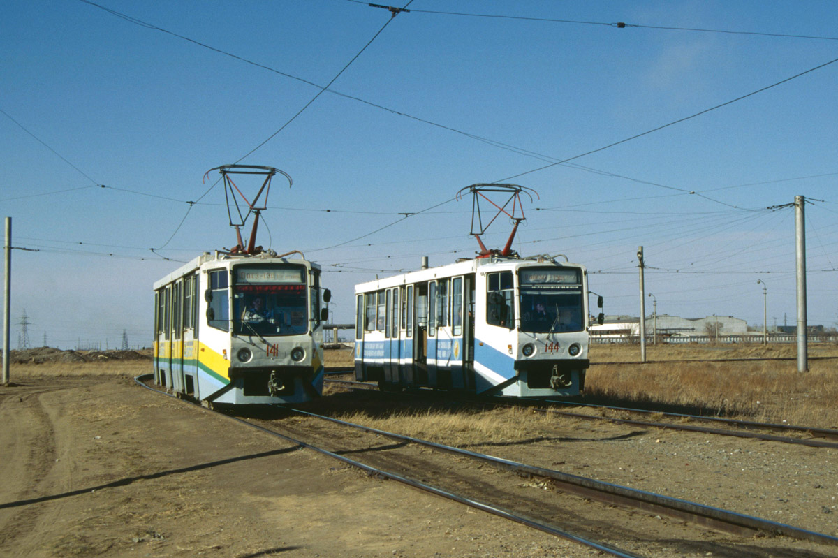 Павлодар, 71-608КМ № 141; Павлодар, 71-608КМ № 144