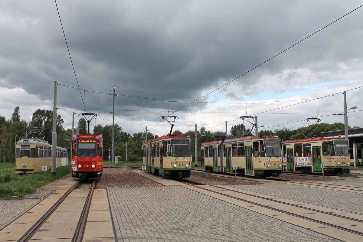 Бранденбург-на-Хафеле, Tatra KT4DMC № 174; Бранденбург-на-Хафеле, Tatra KT4D № 154
