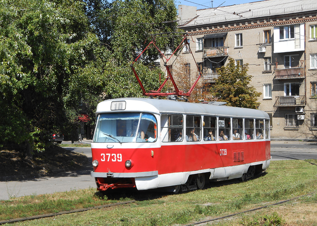 Донецк, Tatra T3SU (двухдверная) № 3739