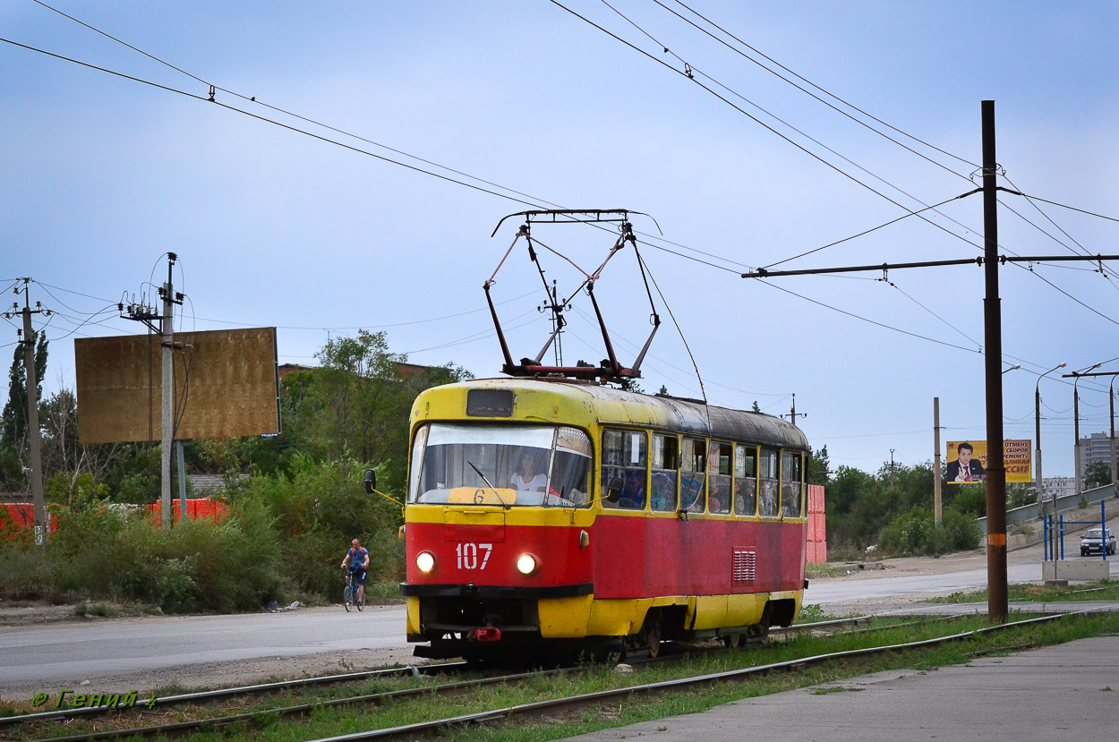 Волжский, Tatra T3SU № 107