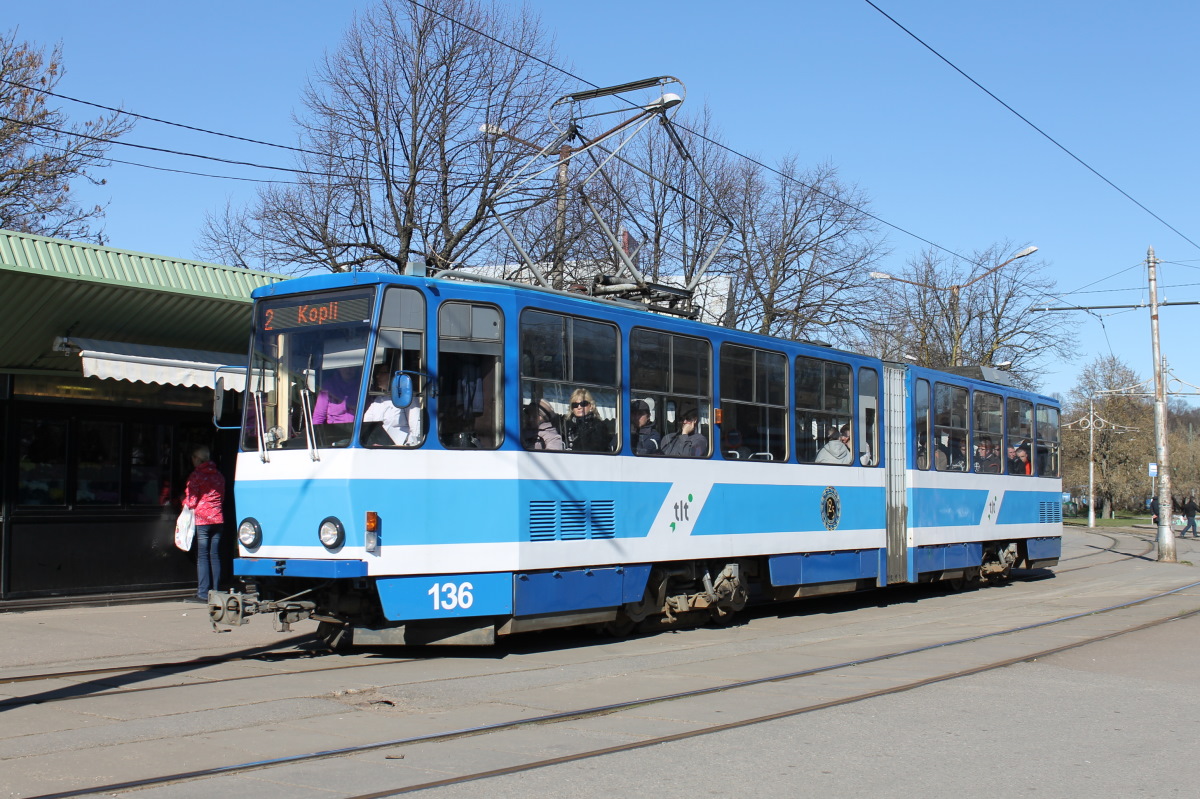 Таллин, Tatra KT4D № 136