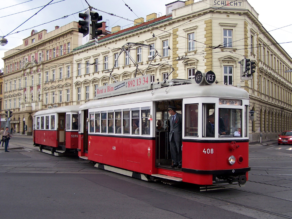 Вена, Lohner Type T1 № 408; Вена — Tramwaytag 2012