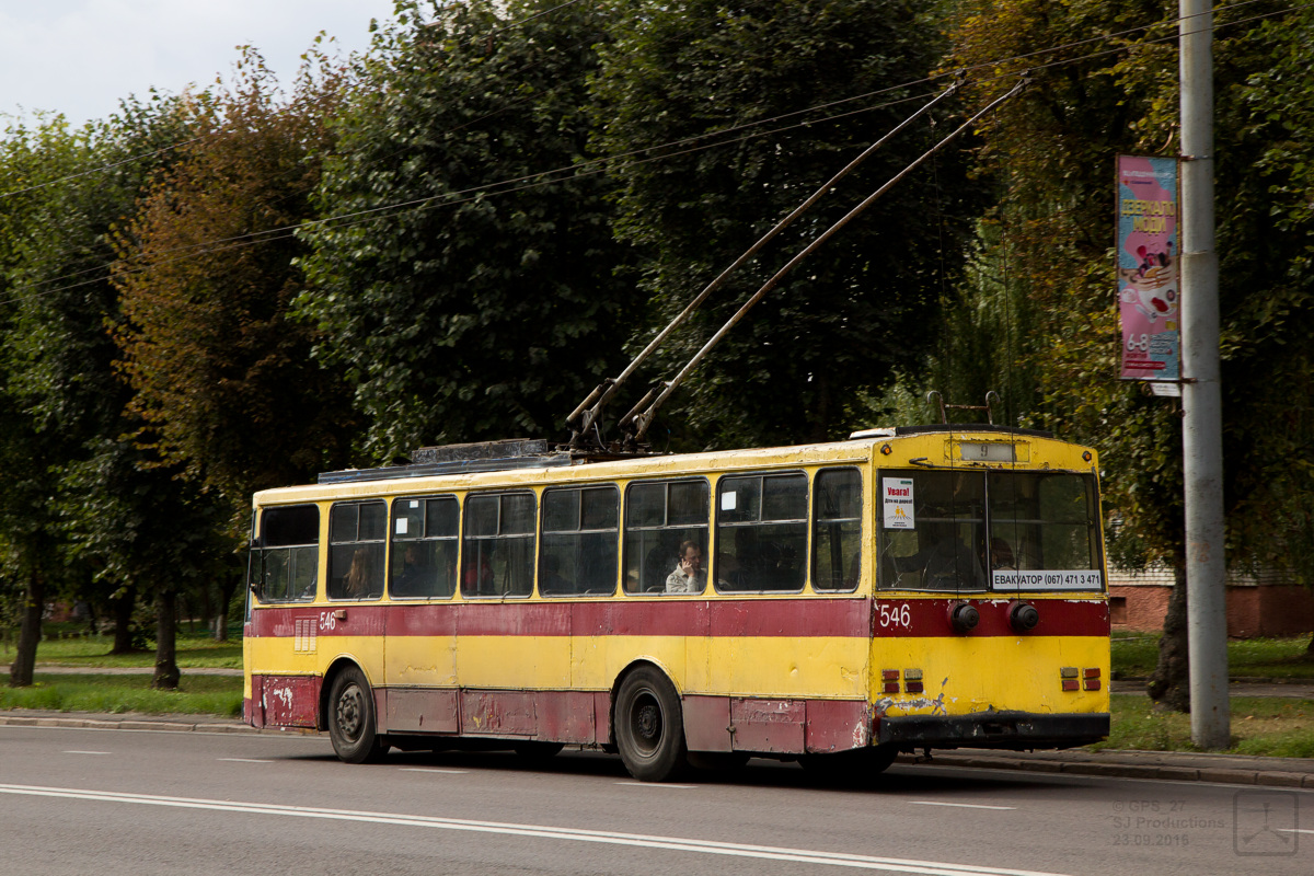 Львов, Škoda 14Tr89/6 № 546