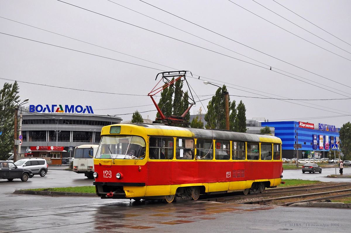 Волжский, Tatra T3SU № 129